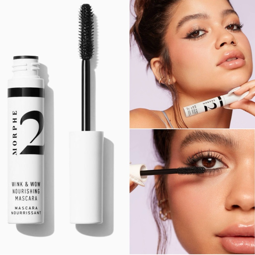Morphe 2 Wink & Wow Nourishing Mascara - Black - 0.28oz